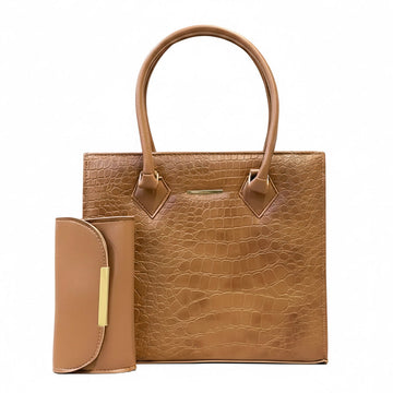 Premium Textured Tote bag – 2 Piece Set